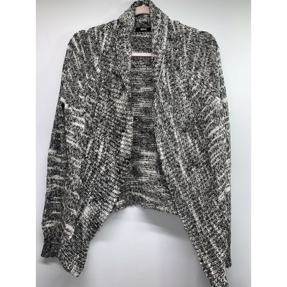 BDG Open Front Multicolor Pocketed Cardigan Size M